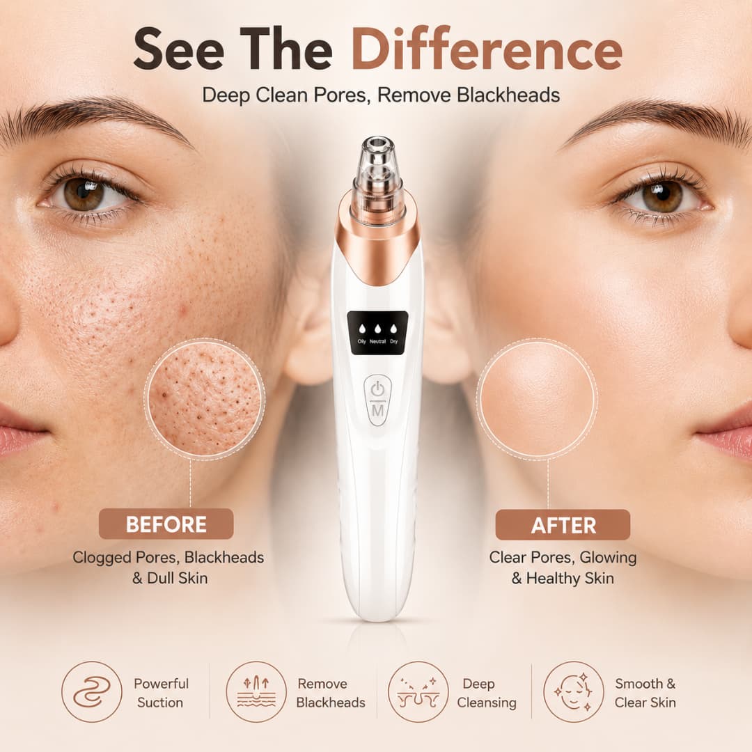 Electric Blackhead Remover β Pore Vacuum Suction Cleaner